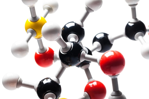 Moléculas de ciencia modelos de estructura de química molecular aislados