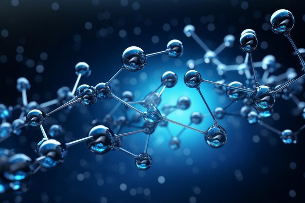 Moléculas complejas macro Investigación de laboratorio de células Generar IA