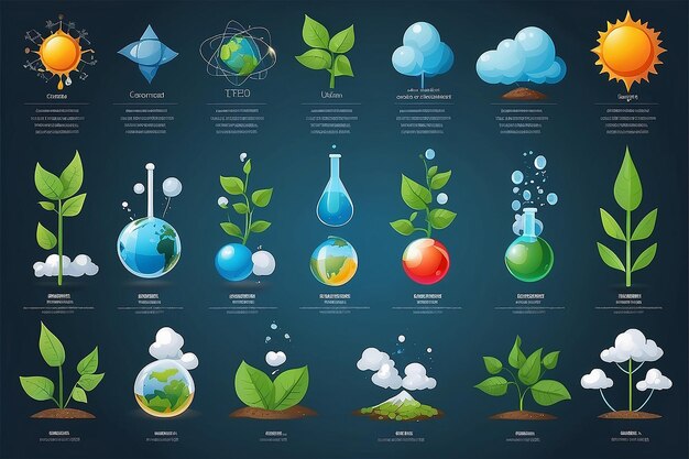 Moléculas de gases de efecto invernadero