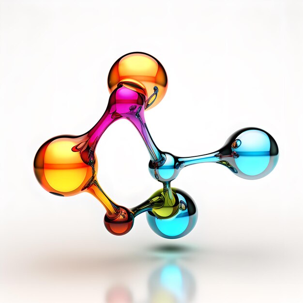 Molekülchemie-Glasdesign