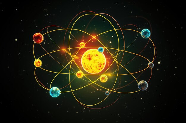 Molekuläres Atom Quantenphysik