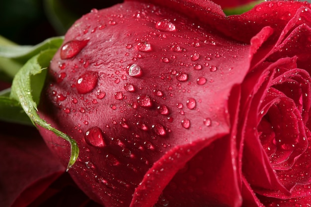 Molhados, cima, macro, pétalas rosas, gotas água