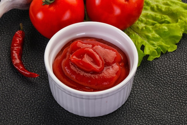 Molho de tomate ketchup