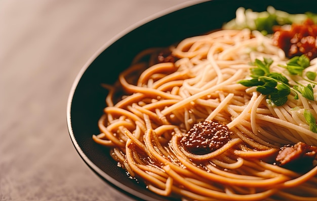 Molho picante de ramen japonês, comida antiga