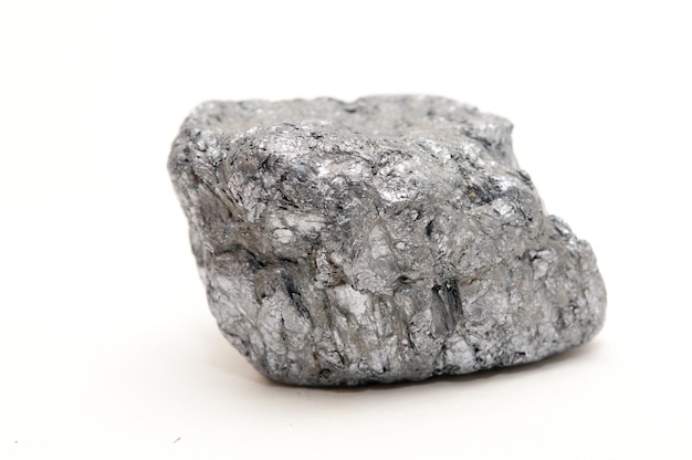 Molibdenita, mineral de amostra de molibdênio, um metal de terras raras