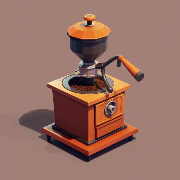 molinillo de café en 3D