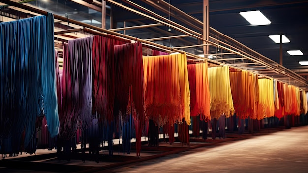 Molino textil de línea de telar