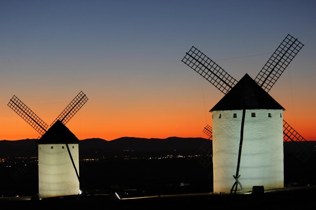 Molino de viento en Castilla la Mancha (España)