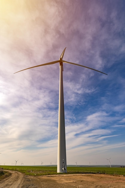 Molino de viento para energía eléctrica