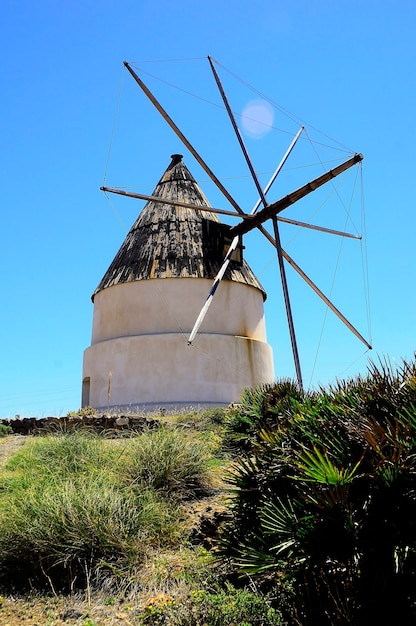 Molino de viento Molino harinero del Collado de los Genoveses.