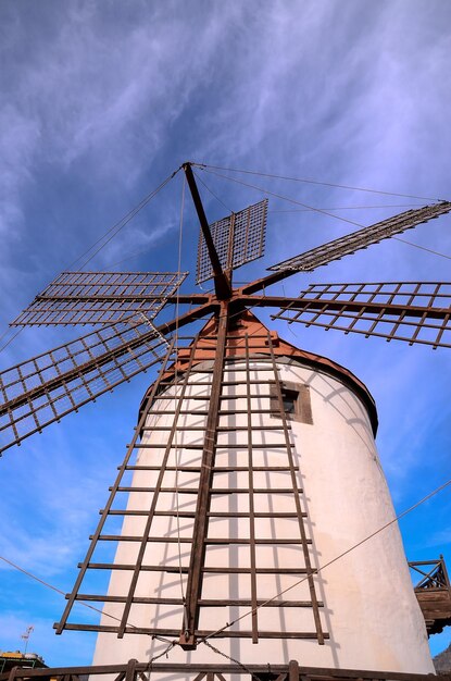 Molino de viento de la vendimia