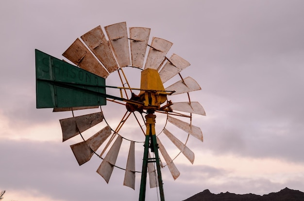 Molino de viento vintage en Gran Canaria Islas Canarias España