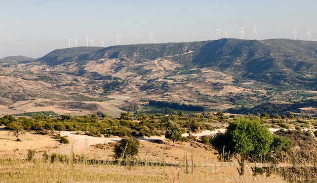 Molinos de viento en Chipre