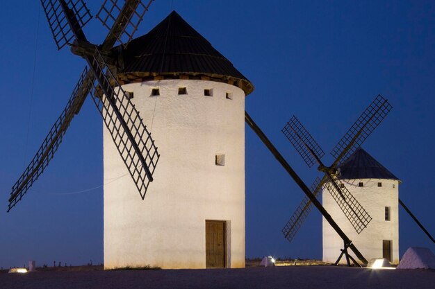 Molinos de viento de La Mancha España