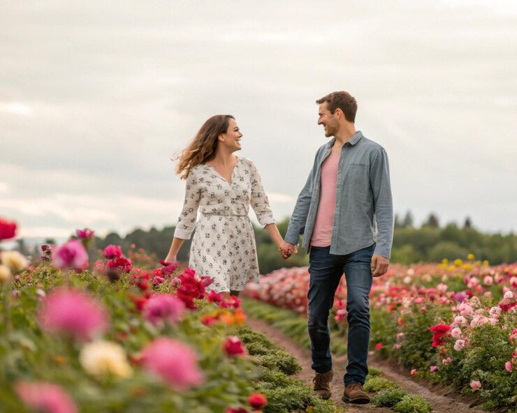 Momento romántico Ideal como tarjeta postal para la boda del Día de San Valentín o temas de historias de amor