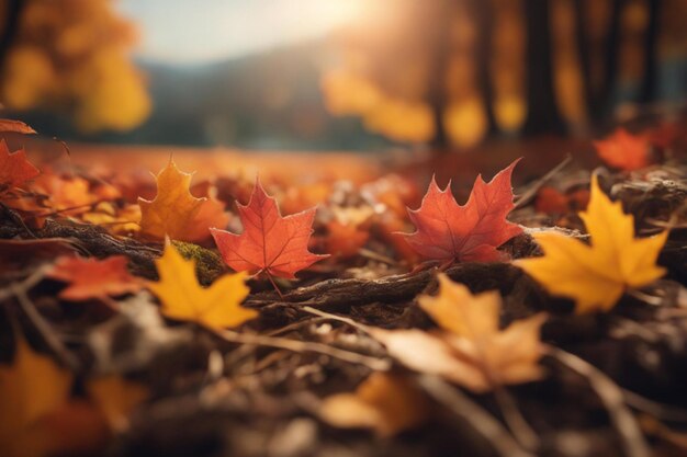 Foto momentos dorados del otoño