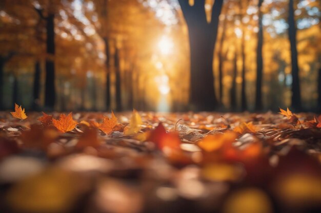 Foto momentos dorados del otoño