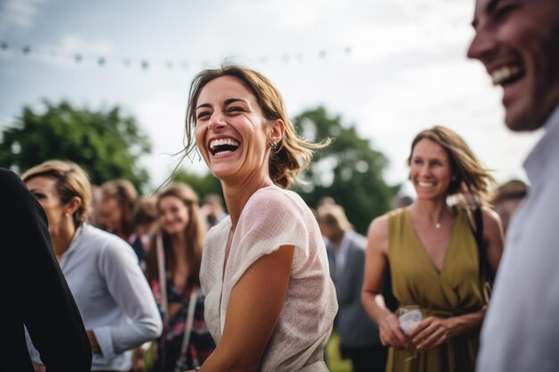 Foto momentos sinceros de los invitados a la boda