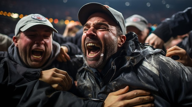 Momentos vitoriosos Cena triunfante Momentos de encerramento do Super Bowl