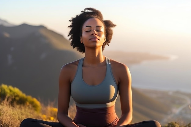 Momentos Zen de Meditação e Motivação em Esplendor Natural