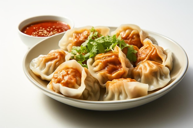 Momos hechos en casa Perfección En fondo blanco Imagen de Momos