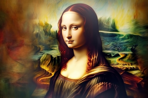 Mona Lisa malt generative KI