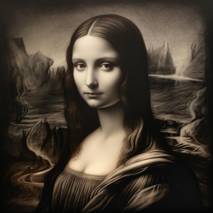 Foto mona lisa moody tonalismo e visões fantásticas de outro mundo