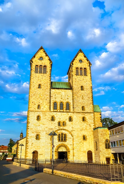 El monasterio de Abdinghof en Paderborn, Renania del Norte-Westfalia, Alemania