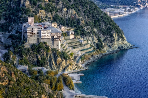 Monasterio de Dionysiou en Grecia