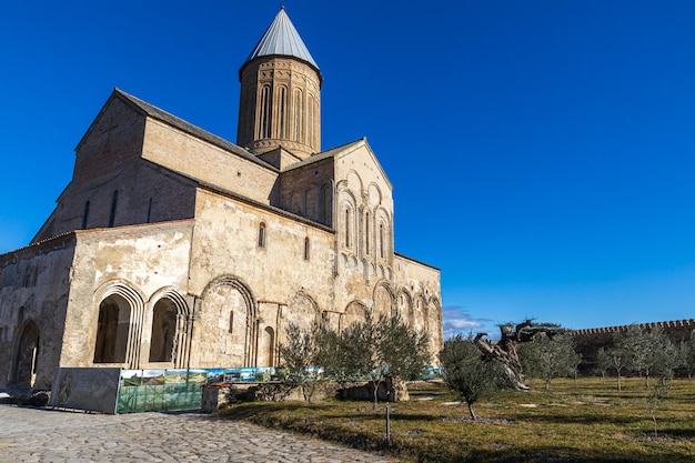 Monasterio famoso de Alaverdi en Georgia