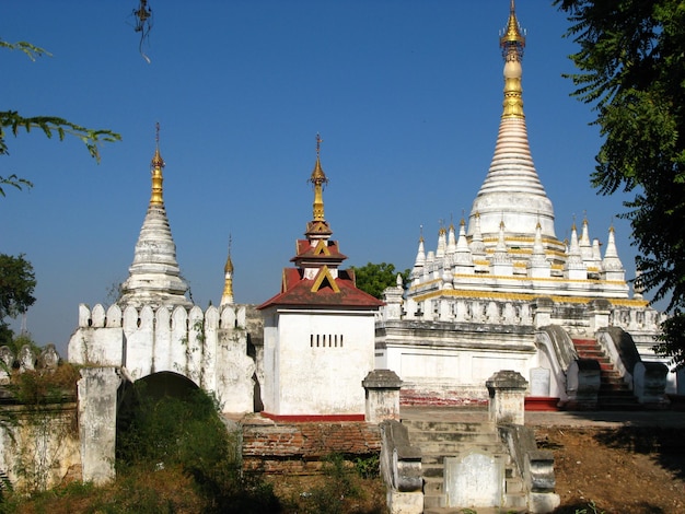 Monasterio Maha Aung Mye Bon Zan Ava cerca de Mandalay Myanmar