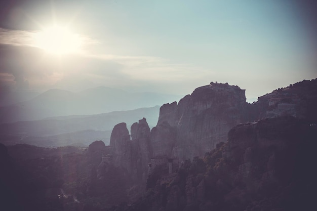 Monasterios de meteoritos en Grecia