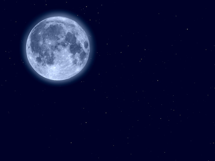 Foto mond und sterne