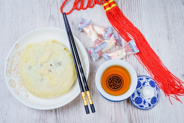 Mondkuchen für das chinesische Mittelherbstfest