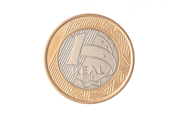 Moneda brasileña "1 Real" 2015