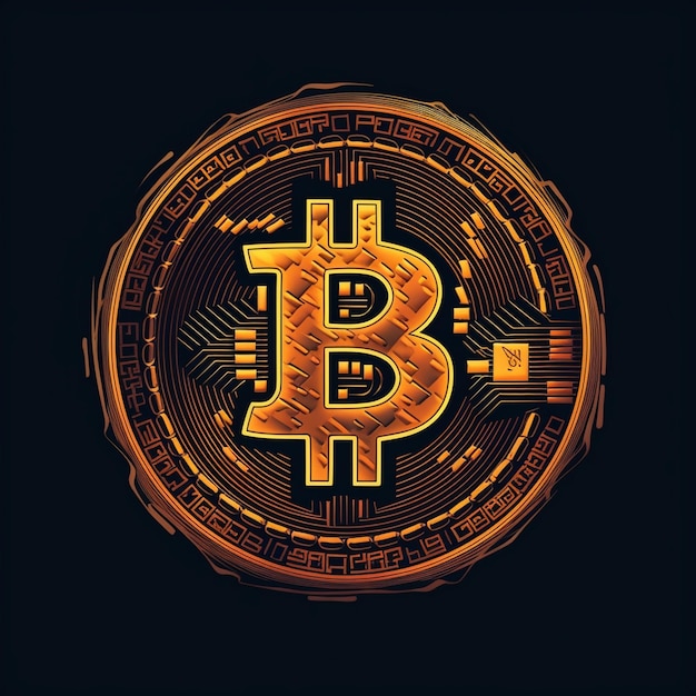 moneda de criptografía bitcoin