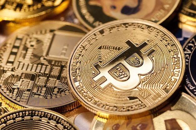 Moneda criptográfica Golde Bitcoin Coin en otras monedas criptomonedas