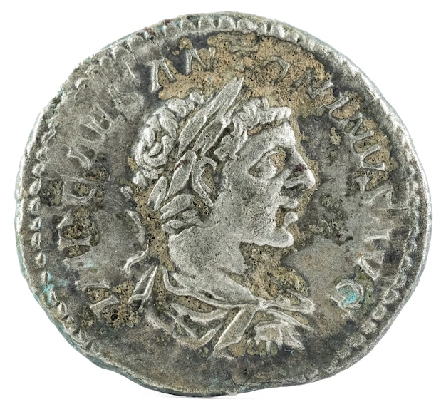 Moneda de denario romano de Elagabalus