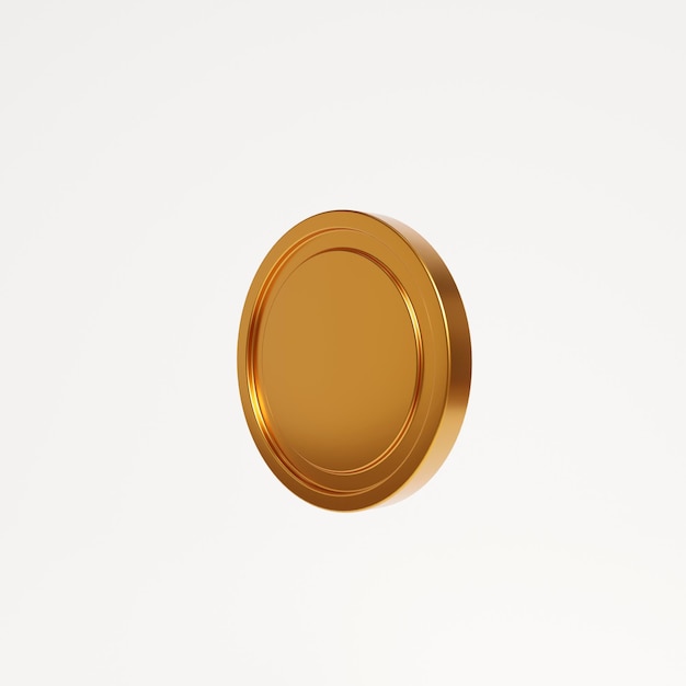 Moneda de oro giratoria Gira la moneda de oro en diferentes ángulos Las monedas de oro caen del cielo