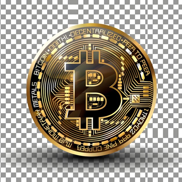 una moneda de oro con la letra b en ella