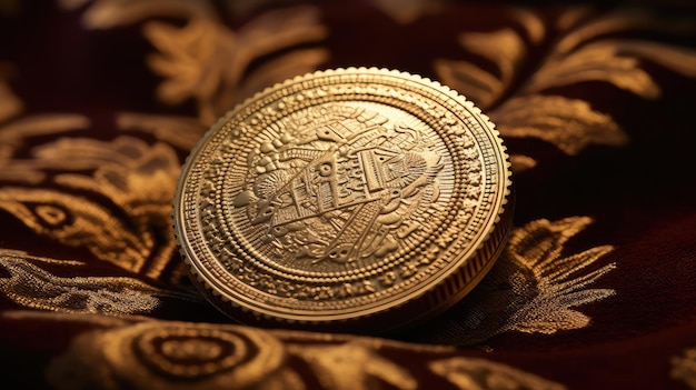 Moneda de oro de opulencia