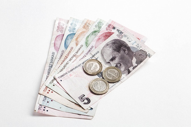 Moneda turca, billetes de lira turca