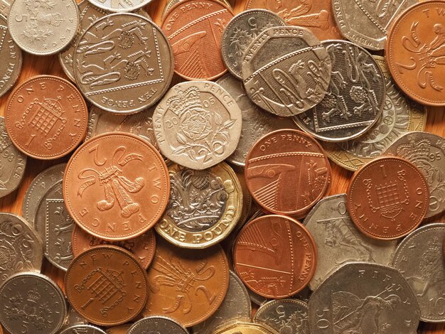 Monedas de libra Moneda del Reino Unido
