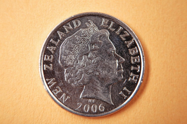 Monedas de Nueva Zelanda Moneda de dólares de Nueva Zelanda