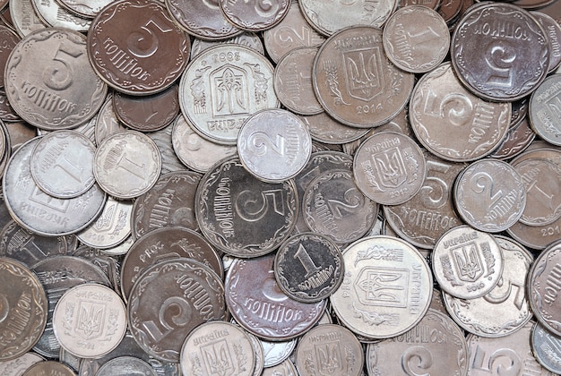 monedas pequeñas ucranianas