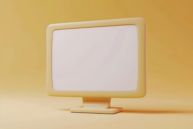 Monitor 3D Ilustración Elemento del paquete de iconos