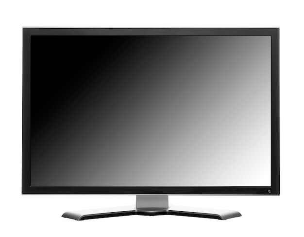 Monitor de computadora aislado en blanco