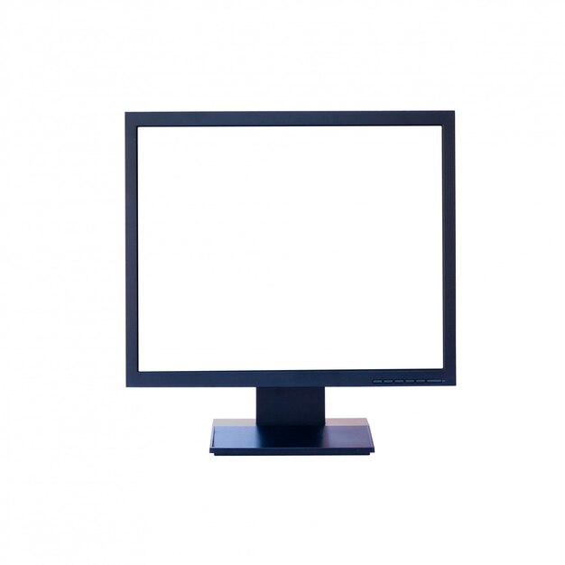 Monitor pantalla pc símbolo icono dibujos animados moderno estilo plano  sobre fondo claro vector icono