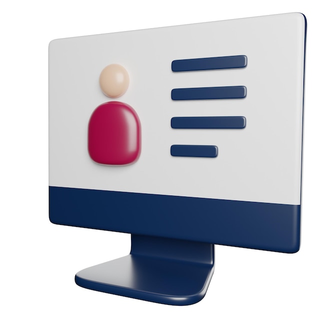 un monitor de computadora azul y blanco con un botón rojo que dice "detente"