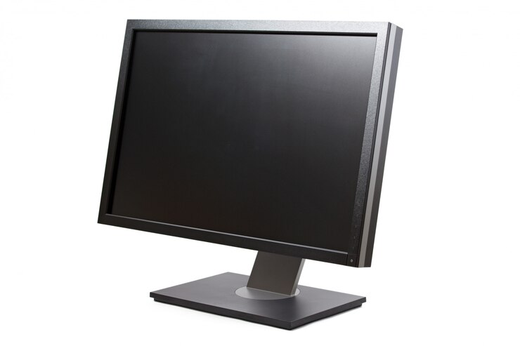 Foto monitor de computador isolado